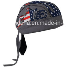 OEM Produce logotipo personalizado impreso Promocional Deportes al aire libre Deportes cráneo Biker Cap Headwrap